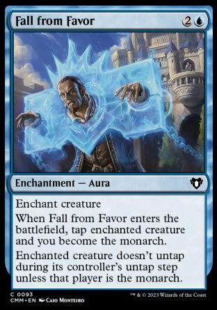 (093) Magic The Gathering Commander Masters Single: Fall from Favor  Common