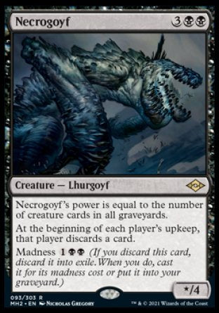 (093) Magic The Gathering Modern Horizons 2 Single: Necrogoyf Holo Rare