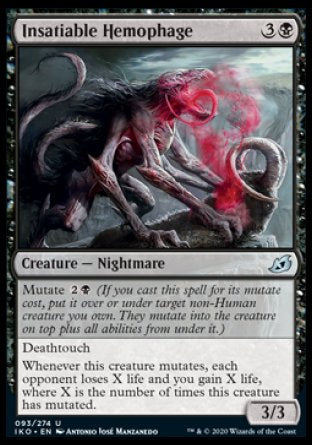 (093/274) Magic The Gathering Ikoria: Lair of Behemoths Single: Insatiable Hemophage  Uncommon
