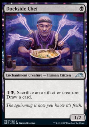 (093) Magic The Gathering Kamigawa: Neon Dynasty Single: Dockside Chef  Uncommon