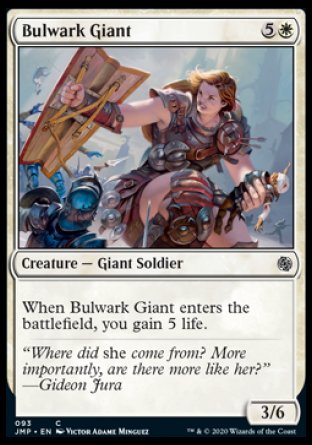 (093) Magic The Gathering Jumpstart Single: Bulwark Giant  Common
