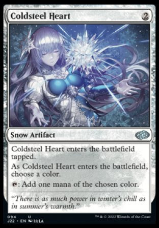 (094) Magic The Gathering Jumpstart 2022 Single: Coldsteel Heart  Uncommon