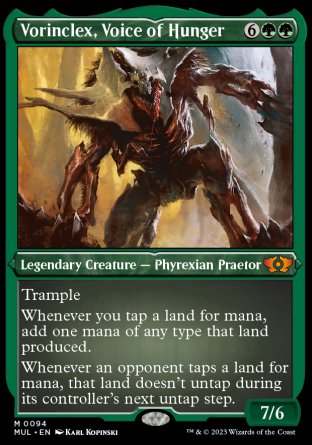 (094) Magic The Gathering Multiverse Legends Single: Vorinclex, Voice of Hunger (V.2) Holo Mythic