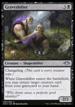 (094/254) Magic The Gathering Modern Horizons Single: Graveshifter Holo Uncommon