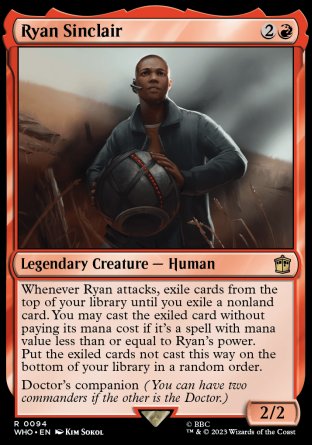 (094) Magic The Gathering Universes Beyond: Doctor Who Single: Ryan Sinclair  Rare