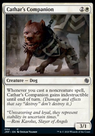 (094) Magic The Gathering Jumpstart Single: Cathar's Companion  Common