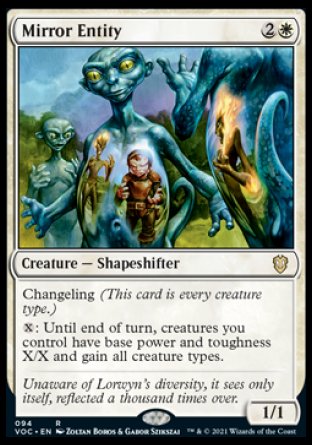 (094) Magic The Gathering Commander: Innistrad: Crimson Vow Single: Mirror Entity  Rare