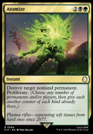 (094) Magic The Gathering Universes Beyond: Fallout Single: Atomize  Rare