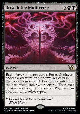 (094) Magic The Gathering March of the Machine Single: Breach the Multiverse Holo Rare