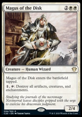 (094/322) Magic The Gathering Commander: Ikoria Single: Magus of the Disk  Rare