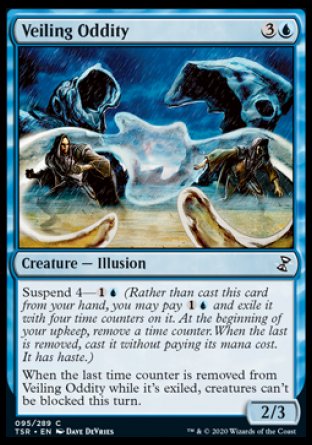 (095/289) Magic The Gathering Time Spiral Remastered Single: Veiling Oddity  Common