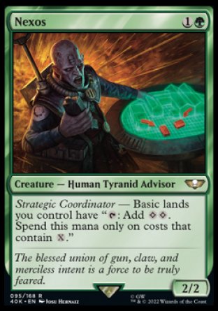 (095) Magic The Gathering Universes Beyond: Warhammer 40000 Single: Nexos Holo Rare