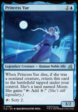 (095) Magic The Gathering Magic: The Gathering | Avatar: The Last Airbender: Eternal Single: Princess Yue Holo Uncommon