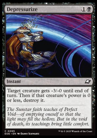 (095) Magic The Gathering Edge of Eternities Single: Depressurize  Common