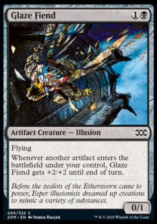 (095/332) Magic The Gathering Double Masters Single: Glaze Fiend  Common
