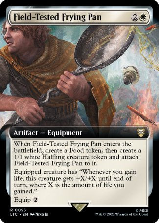 (095) Magic The Gathering Commander: The Lord of the Rings: Tales of Middle-earth: Extras Single: Field-Tested Frying Pan  Rare