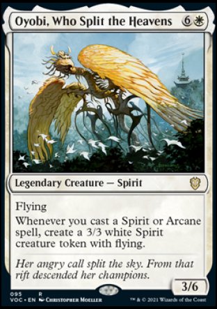 (095) Magic The Gathering Commander: Innistrad: Crimson Vow Single: Oyobi, Who Split the Heavens  Rare