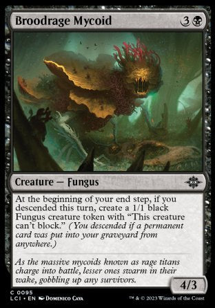 (095) Magic The Gathering The Lost Caverns of Ixalan Single: Broodrage Mycoid Holo Common