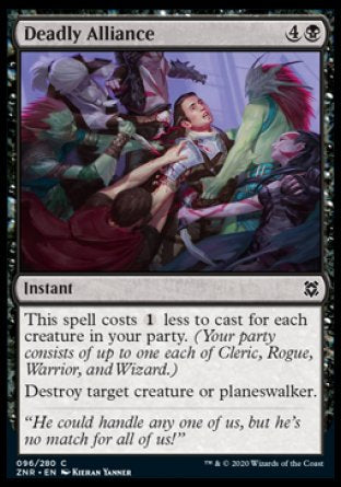 (096/280) Magic The Gathering Zendikar Rising Single: Deadly Alliance Holo Common