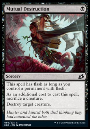 (096/274) Magic The Gathering Ikoria: Lair of Behemoths Single: Mutual Destruction  Common
