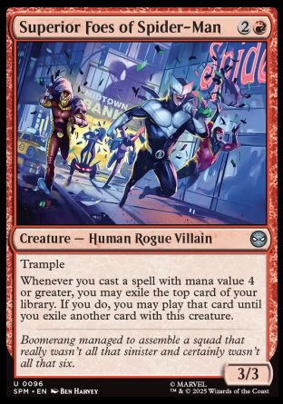 (096) Magic The Gathering Magic: The Gathering | Marvel's Spider-Man Single: Superior Foes of Spider-Man Holo Uncommon