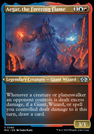 (096) Magic The Gathering Multiverse Legends Single: Aegar, the Freezing Flame (V.2)  Uncommon