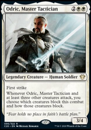 (096/322) Magic The Gathering Commander: Ikoria Single: Odric, Master Tactician  Rare