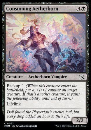 (097) Magic The Gathering March of the Machine Single: Consuming Aetherborn  Common
