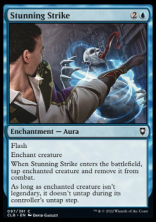 (097) Magic The Gathering Commander Legends: Battle for Baldur's Gate Single: Stunning Strike  Common