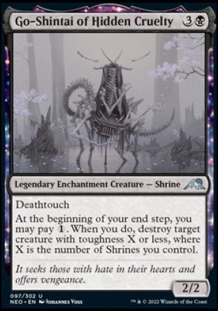 (097) Magic The Gathering Kamigawa: Neon Dynasty Single: Go-Shintai of Hidden Cruelty  Uncommon
