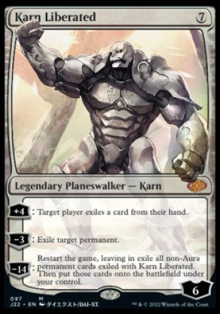 (097) Magic The Gathering Jumpstart 2022 Single: Karn Liberated  Mythic