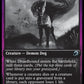 (097) Magic The Gathering Innistrad: Double Feature Single: Dreadhound  Uncommon