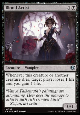 (097) Magic The Gathering Innistrad Remastered Single: Blood Artist Holo Uncommon