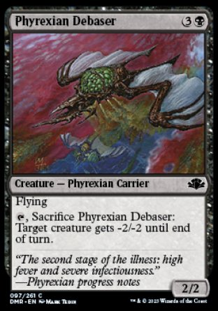 (097) Magic The Gathering Dominaria Remastered Single: Phyrexian Debaser  Common