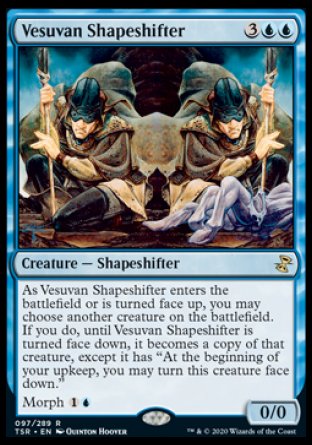 (097/289) Magic The Gathering Time Spiral Remastered Single: Vesuvan Shapeshifter  Rare