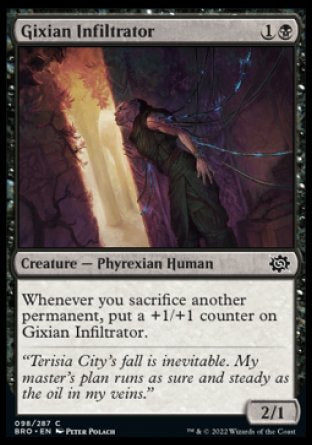 (098) Magic The Gathering The Brothers' War Single: Gixian Infiltrator Holo Common