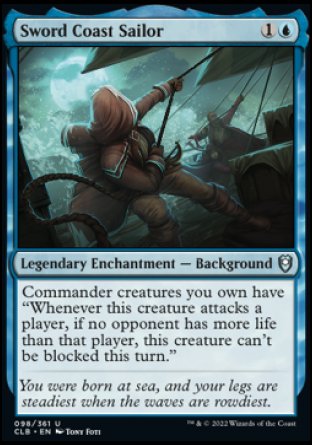 (098) Magic The Gathering Commander Legends: Battle for Baldur's Gate Single: Sword Coast Sailor  Uncommon