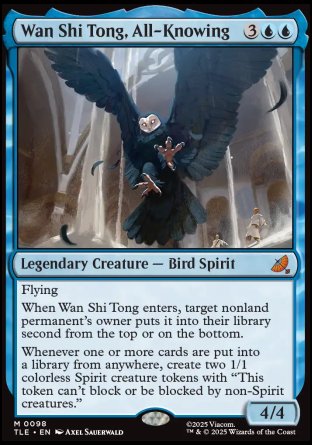 (098) Magic The Gathering Magic: The Gathering | Avatar: The Last Airbender: Eternal Single: Wan Shi Tong, All-Knowing (V.1) Holo Mythic