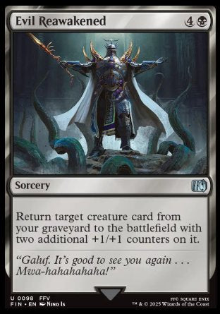 (098) Magic The Gathering Magic: The Gathering - FINAL FANTASY Single: Evil Reawakened  Uncommon