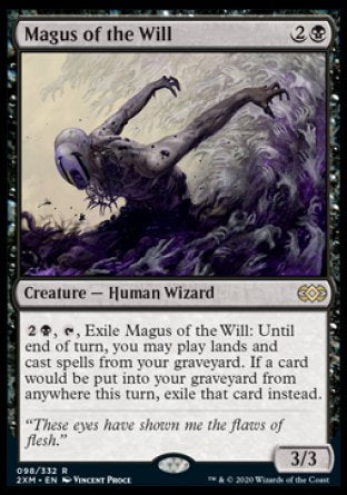 (098/332) Magic The Gathering Double Masters Single: Magus of the Will Holo Rare