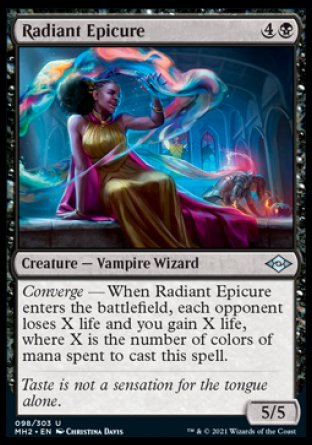 (098) Magic The Gathering Modern Horizons 2 Single: Radiant Epicure  Uncommon