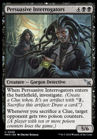 (098) Magic The Gathering Murders at Karlov Manor Single: Persuasive Interrogators Holo Uncommon