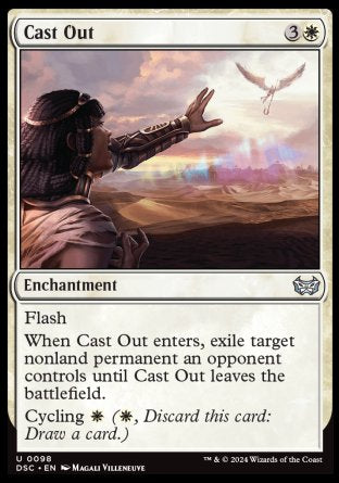 (098) Magic The Gathering Commander: Duskmourn: House of Horror Single: Cast Out  Uncommon