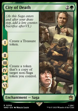 (099) Magic The Gathering Universes Beyond: Doctor Who Single: City of Death  Rare