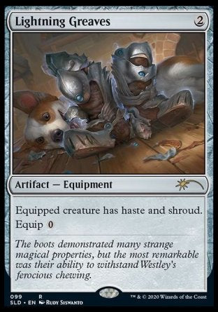 (099) Magic The Gathering Secret Lair Drop Series Single: Lightning Greaves  Rare