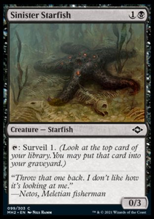 (099) Magic The Gathering Modern Horizons 2 Single: Sinister Starfish  Common