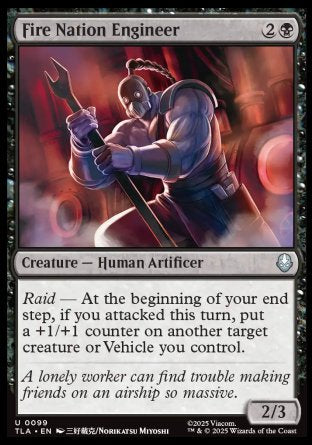 (099) Magic The Gathering Magic: The Gathering | Avatar: The Last Airbender Single: Fire Nation Engineer  Uncommon