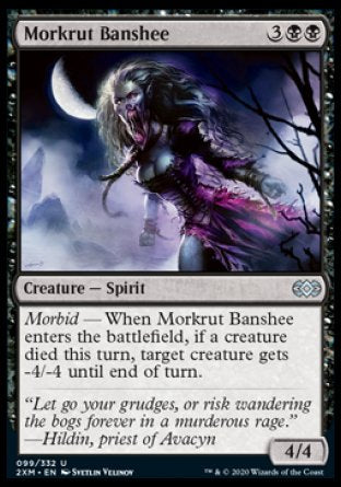 (099/332) Magic The Gathering Double Masters Single: Morkrut Banshee Holo Uncommon
