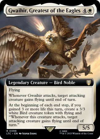 (099) Magic The Gathering Commander: The Lord of the Rings: Tales of Middle-earth: Extras Single: Gwaihir, Greatest of the Eagles  Rare