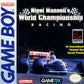 GameBoy: Nigel Mansell's World Championship Racing